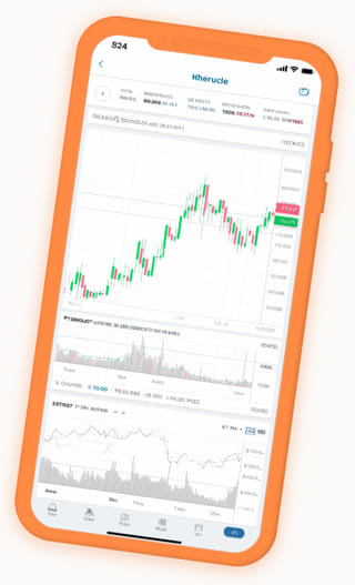 tableau de bord de portefeuille en direct de l'application de trading crypto Saule Rentoire